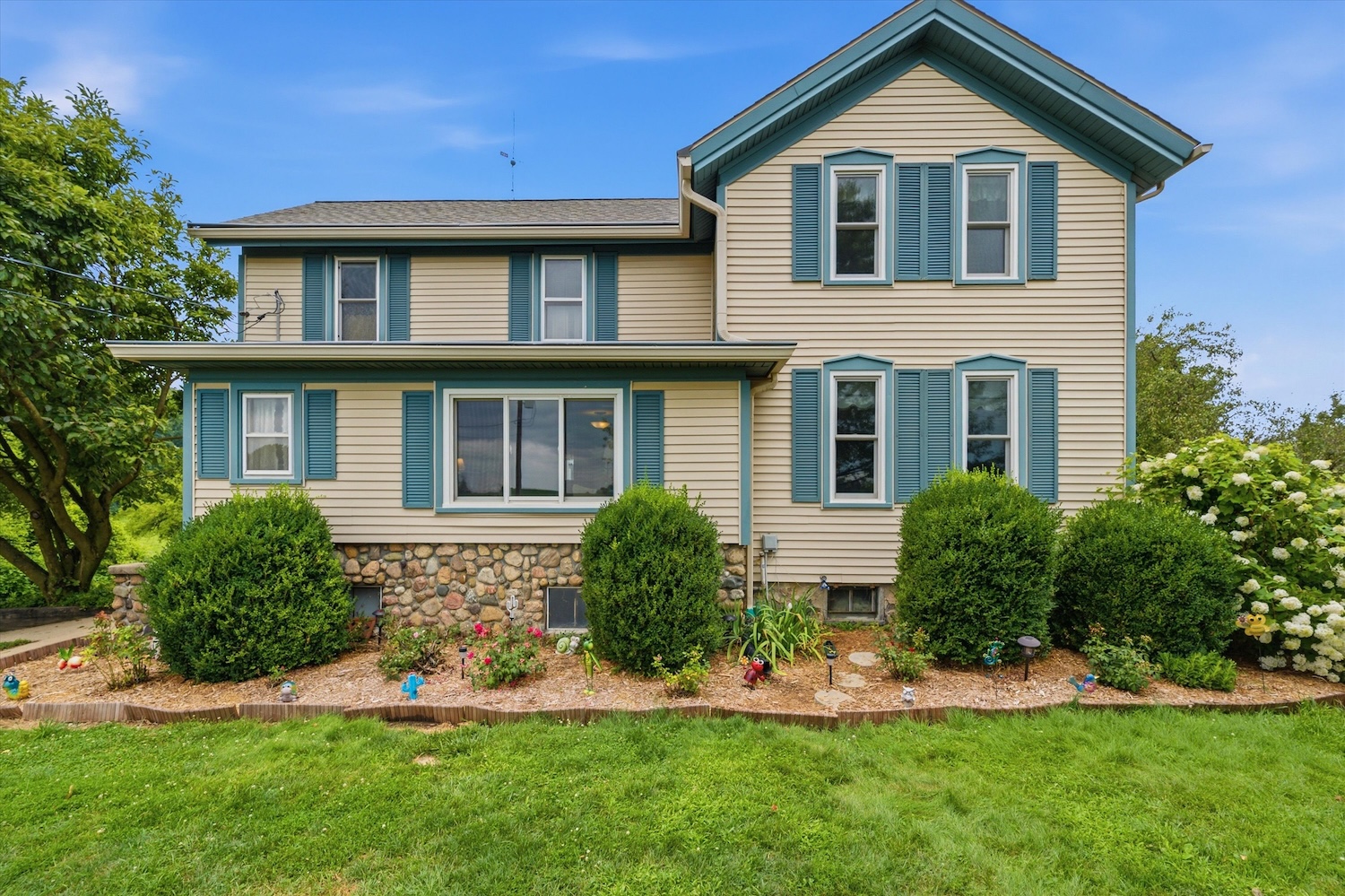 Two-story home at 7310 Steinbach Road